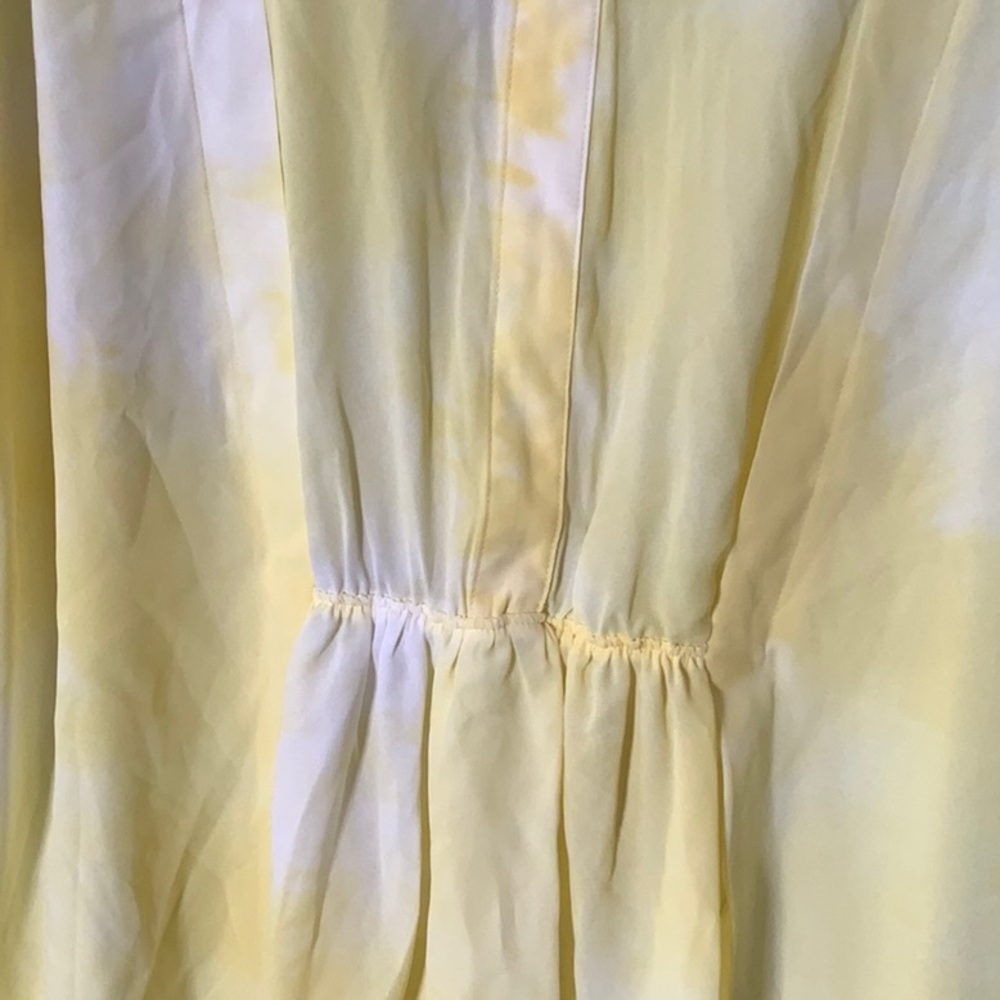 Alfani Light Yellow Women's Blouse - Picture 3 of 5
